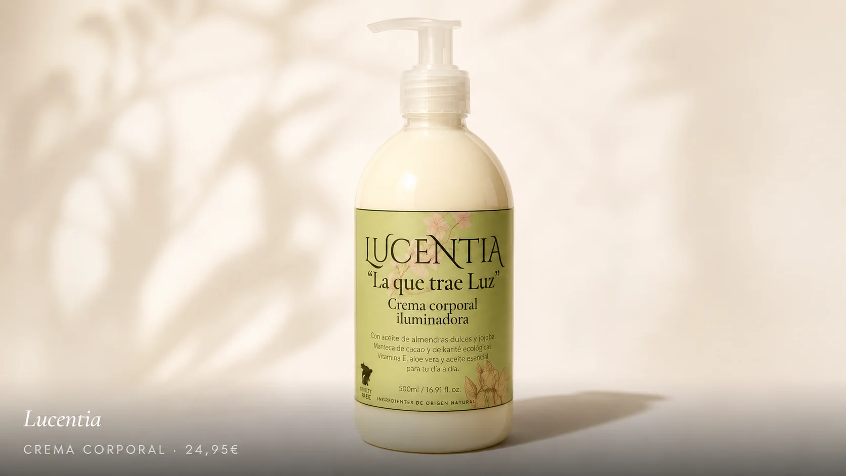 Lucentia — crema corporal Ibérica Indómita®