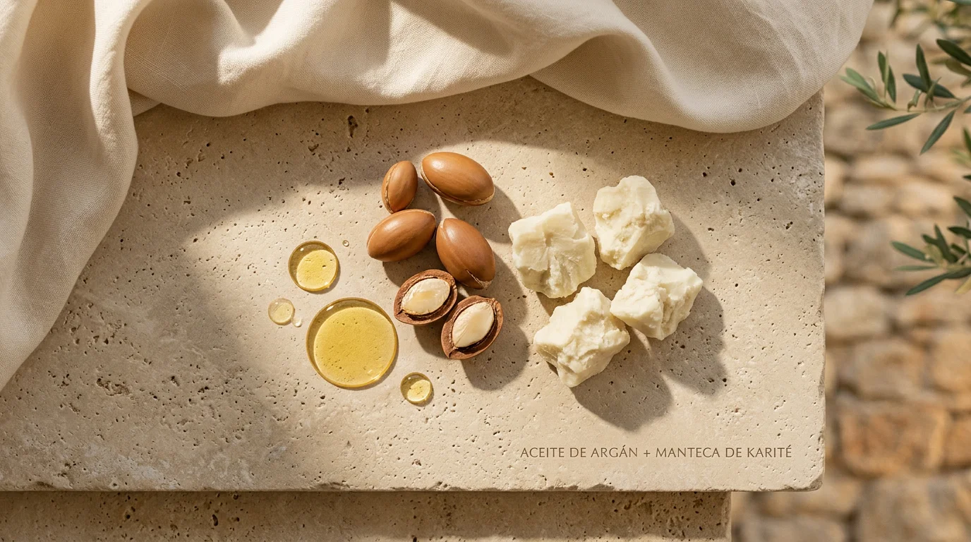 Aceite de argán virgen y manteca de karité